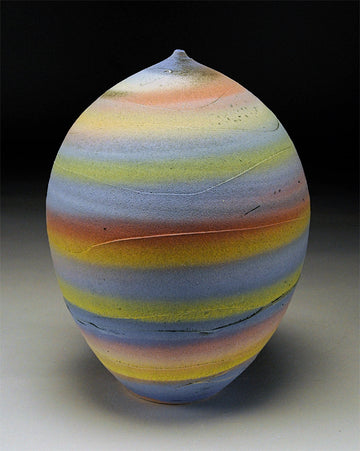 Tall Banded Bottle