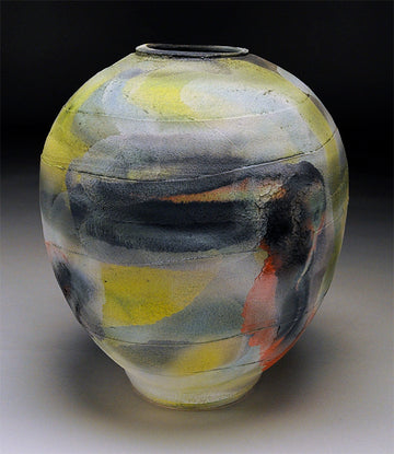 Urn with Abstract Painting