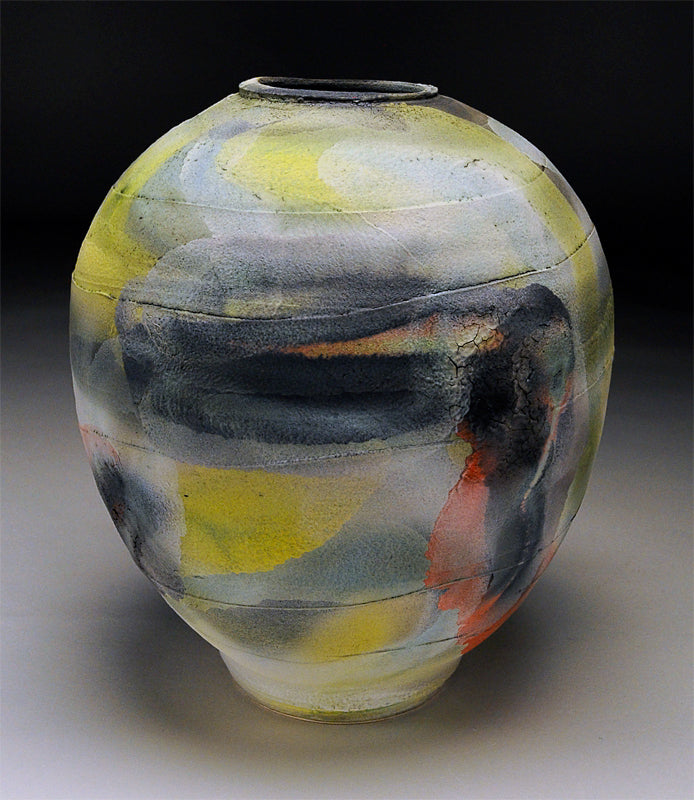Urn with Abstract Painting
