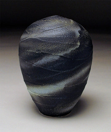 Blue and Black Bottle