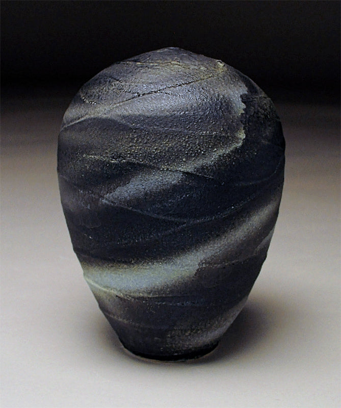 Blue and Black Bottle