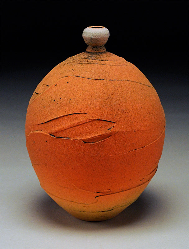 Frosted Orange Jug