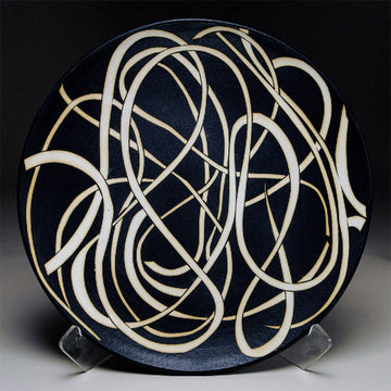 Wall Platter with Vines Tendrils