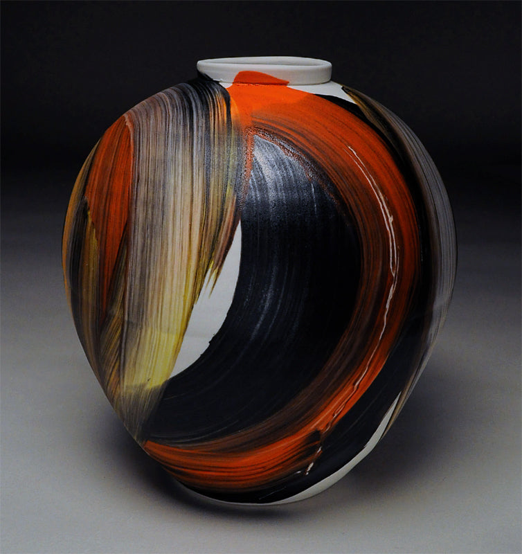 Swirl Moon Jar