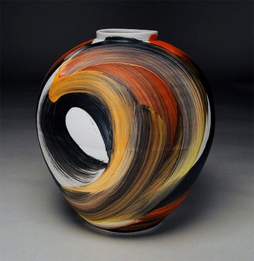 Swirl Moon Jar